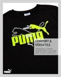 PUMA Boys' Active Shorts Set - 3 Piece Performance T-Shirt, Dry Fit Tank Top, and Gym Shorts - Activewear Set for Boys (4-16), Size 10-12, Black/Lime