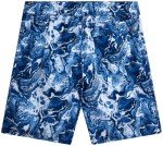 Body Glove Boys Swim Trunks - UPF 50+ Quick Dry Boys Swim Shorts Board Bathing Suit Kids Swimwear with Pocket (Sizes: 8-18), Size 10-12, Blue/White Ocean