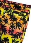 Body Glove Boys Swim Set - Boys Swim Trunks with Rash Guard UPF50+ 2 Piece Bathing Suits with Shorts Swimsuit Set (Size 4-12), Size 6, Neon Yellow Palm Trees