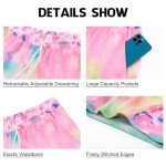 DIOTSR Mens Tie Dye Graphic Shorts Athletic Running Basketball Shorts Casual Designer Shorts Cool Streetwear (03 Tie Dye-Pink,2X-Large)