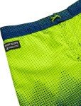 Body Glove Boys Swim Set - 2 Piece UPF 50+ Swim Trunks and Rash Guard for Boys Kids Swimwear Set (Sizes: 4-12), Size 5, Neon Green/Blue