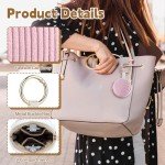 Playexen Ring Holder Keychain, 2 Pack Corduroy Jewelry Holder Storage with Ring Buckle, Portable Mini Travel Jewelry Keeper Case for Earrings, Rings, Necklaces (Black, Pink)