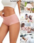 ALL OF ME Cotton Underwear for Women Boyshort Panties Full Coverage Boxer Briefs Stretch Boy Short Undies 6 Pack