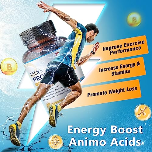 Probiotics for Men Digestive Health with Digestive Enzymes & Prebiotics, 100 Billion CFUs, Men's Probiotics with Saw Palmetto & Cranberry for Prostate & Urinary Tract Health, 90 Veggie Capsules