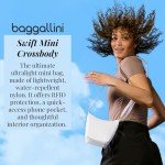 Baggallini Swift Mini Crossbody Bag for Women - 4.5x7 Small Travel Purse with Crossbody Strap and RFID