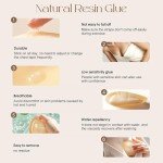 Uiheex Double Sided Sticky Bra Inserts, Reusable Push Up Adhesive Pads with Padding for Bikini, Swimsuit, Sports Bra & Strapless Dresses Beige