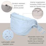 Baggallini Swift Belt Bag Sling Bag - Lightweight 12"x7" Crossbody Bag Fanny Pack Belt Bag w/RFID and Adjustable Strap