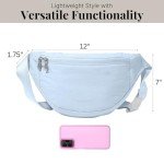 Baggallini Swift Belt Bag Sling Bag - Lightweight 12"x7" Crossbody Bag Fanny Pack Belt Bag w/RFID and Adjustable Strap