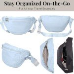 Baggallini Swift Belt Bag Sling Bag - Lightweight 12"x7" Crossbody Bag Fanny Pack Belt Bag w/RFID and Adjustable Strap