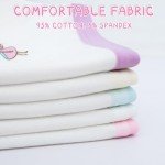 SIAEYINFY Girls Bra, 6PCS Girls Training Bra Cotton Bralette Seamless Cami Crop Bras (US, Age, 12 Years, 4 Packs Style C)