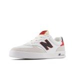 New Balance Men's CT300 V3 Sneaker, White/Black/Team Red, 12 Wide