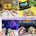 geeyooker Wireless controller for video game，Support Wake-up and 6-Axis Gyro (C)