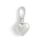 COACH Women's Collectible Signature Quilted Heart Jewelry Charm
