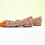 C. Paravano Women's Flats - Pointed Toe Ballet Flats for Women | Slip-On Work Flats with Bow, Comfortable Elegant Shoes for Office, Casual Daily Wear(Size 9,Orange Multi)