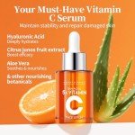 Premium Vitamin C 20% Serum For Face with Hyaluronic & Amino Acids - Boost Skin Collagen, Hydrate & Plump Skin, Anti Aging & Wrinkle Facial Serum – 1 Fl Oz