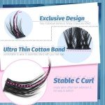 Lash Clusters Kit Wispy Cluster Eyelash Extensions Natural Individual Lashes Extension 8-16MM Short Cluster Lashes C Curl Eyelash Clusters Spikes 120 Pcs Spiky DIY Lash Kit for Everyday Wear