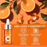 Premium Vitamin C 20% Serum For Face with Hyaluronic & Amino Acids - Boost Skin Collagen, Hydrate & Plump Skin, Anti Aging & Wrinkle Facial Serum – 1 Fl Oz