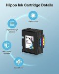 Hiipoo 3.6.0 SG500 SG1000 Sublimation Ink Cartridge Compatible for Sawgrass Virtuoso SG500 SG1000 Printer, Latest Upgrade Chip No AB Serial Number(4-Pack, BK/C/M/Y)