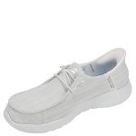 Skechers Performance Slip-Ins: Go Walk Joy-Fantasia Women's Slip On, 11 C/D US, White-Silver