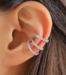 Ear Cuffs Hoop Cuffs Earrings Non Piercing for Women-Clip on earrings Cartilage earrings Dainty 14K Gold/Silver Plated Tarnish Trendy Jewelry Set