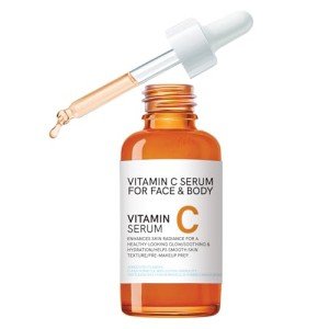 Vitamin C Serum For Face, 12% Super C Serum with Hyaluronic Acid For Face Neck Skin Care, Vit C Facial Care for Even Skin Tone and Antioxidant Protection, 30ML