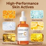Vitamin C Serum For Face, 12% Super C Serum with Hyaluronic Acid For Face Neck Skin Care, Vit C Facial Care for Even Skin Tone and Antioxidant Protection, 30ML