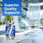 Methylene Blue (USP Grade) Brain Supplement with Vitamin C Ester for Enhanced Absorption, Supports Memory, Focus, Clarity, Cognition, and Energy – ATP Fuel for Optimal Brain Health(120 Capsule)