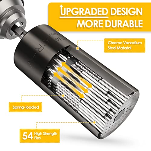 Super Universal Socket Set with Power Drill Adapter
