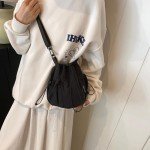 TWOYOMN Small Nylon Crossbody Bags for Women Men With Drawstring Cell Phone Purse Wallet Handbags with Inner Compartments