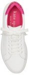 kate spade new york Women's Lift Crystal Lace Up Sneaker, Optic White/Vivid Snap D, 7.5