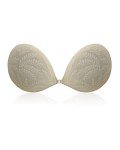 Niidor Adhesive Bra Sticky Bra Strapless Backless Invisible Push Up Bras for Women,Comfort Fit for Backless Dresses, Tops & Wedding Deep Nude