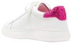 kate spade new york Women's Lift Crystal Lace Up Sneaker, Optic White/Vivid Snap D, 7.5