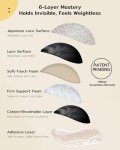 Niidor Adhesive Bra Sticky Bra Strapless Backless Invisible Push Up Bras for Women,Comfort Fit for Backless Dresses, Tops & Wedding Deep Nude