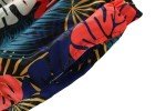 Boys Swim Trunks Toddler Broad Swim Shorts Quick Dry Kids Swim Bathing Suit Boys Swim Set Blue Red Leaves 7-8 Years 140