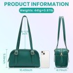 Keyli Shoulder Bag for women Swing polene bags Leather Designer Shoulder Handbag Top-Handle Luxury Purse with Adjustable Strap Green