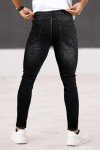 GINGTTO Mens Skinny Jeans Black Slim Fit Denim Jeans for Men Tapered Stretch Fit 36