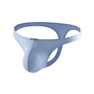 MuscleMate Men's Thong G-String Underwear, Men's Hot Thong G-String Brief Underwear, Stretch and All-day Comfort. (US, Alpha, Large, Regular, Regular, Romantic Blue)