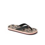 Reef Kids Ahi Flip-Flop, Floral Cheetah, 6 US Unisex Big