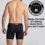 STEP ONE Mens Boxers Shorts, 3 Pack, Anti Chafing Underwear for Men, Moisture-Wicking Boxer Shorts with 3D Pouch Mixed Pack X-Large