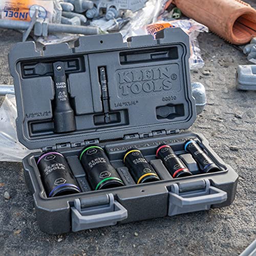 Klein Tools 66070 Impact Socket Set, 7-Piece