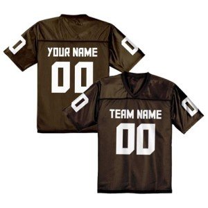 Custom Football Jersey Brown Jerseys Football Uniform Shirts Personalized Team Name Number Fans Gift Men Women Youth S-7XL