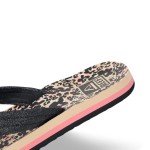 Reef Kids Ahi Flip-Flop, Floral Cheetah, 6 US Unisex Big