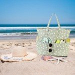 Waterproof Beach Tote Pool Bags for Women Ladies Extra Large Gym Tote Carry On Bag With Wet Compartment for Weekender Travel