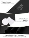 HOHOCHIN Women's Seamless Underwear High Waisted Tummy Control No Show Panties Full Coverage Stretch Briefs 4 Pack (US, Alpha, Small, Regular, Regular, D-4 Pack-2 Color)