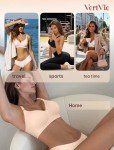 Vertvie Womens Wireless Bras No Underwire Push Up Bra Seamless Supportive Full Coverage Everyday Bras Regular and Plus Size (Nude,3X-Large Plus)