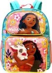 Fast Forward Kid’s Disney Licensed 16” Large School Backpacks with Multiple Pockets (Moana)