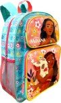 Fast Forward Kid’s Disney Licensed 16” Large School Backpacks with Multiple Pockets (Moana)
