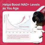Selerb NAD+ Supplement for Women - NMN Alternative with β-NAD+, Trans-Resveratrol, CoQ10, D-Ribose - Promotes Cellular Renewal, Energy, and Radiant Skin Health - 180 Capsules