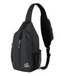 WATERFLY RFID Crossbody Sling Backpack Sling Bag Travel Hiking Chest Bag Daypack
