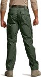 CQR Men's Tactical Pants, Water Resistant Ripstop Cargo Pants, Lightweight EDC Work Hiking Pants, Outdoor Apparel, Raider Mag Green Kelp, 40W x 34L